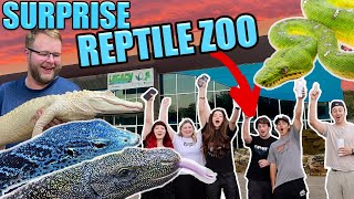 SURPRISING my FRIENDS with a REPTILE ZOO!!!