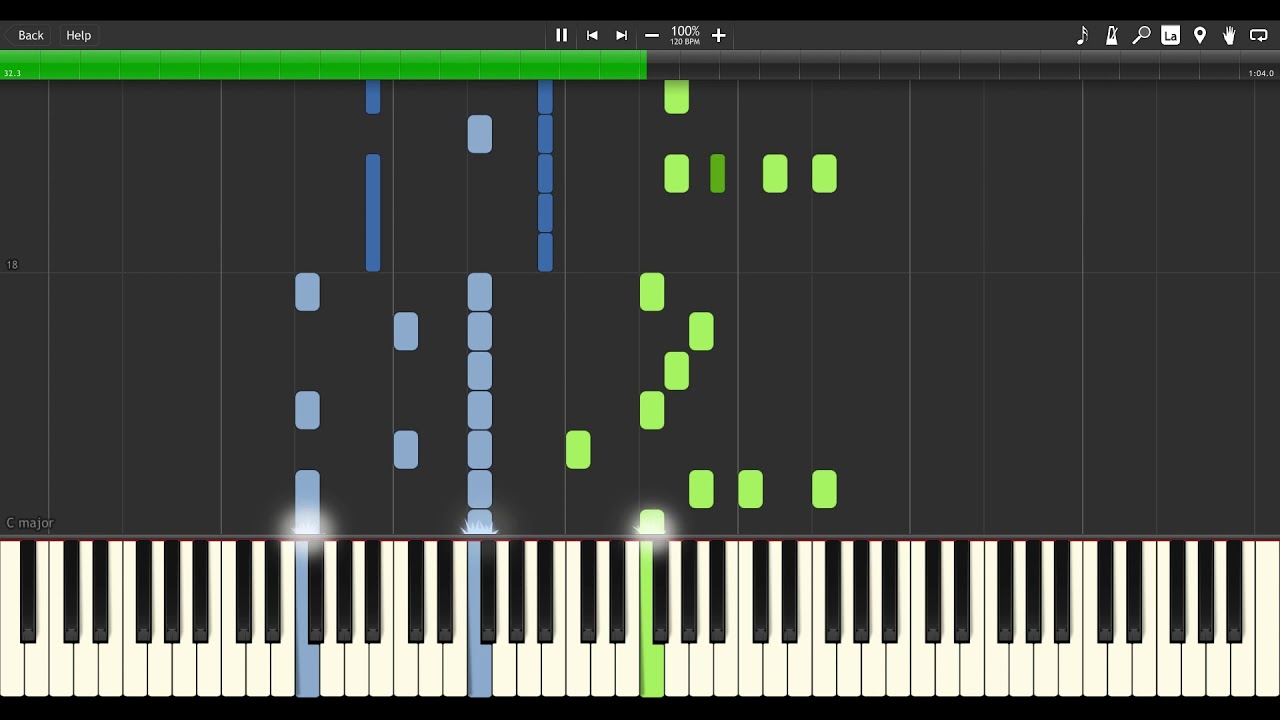 The Sims 2 - Sim Time Sim Place (Piano Solo) [Synthesia Tutorial] - YouTube