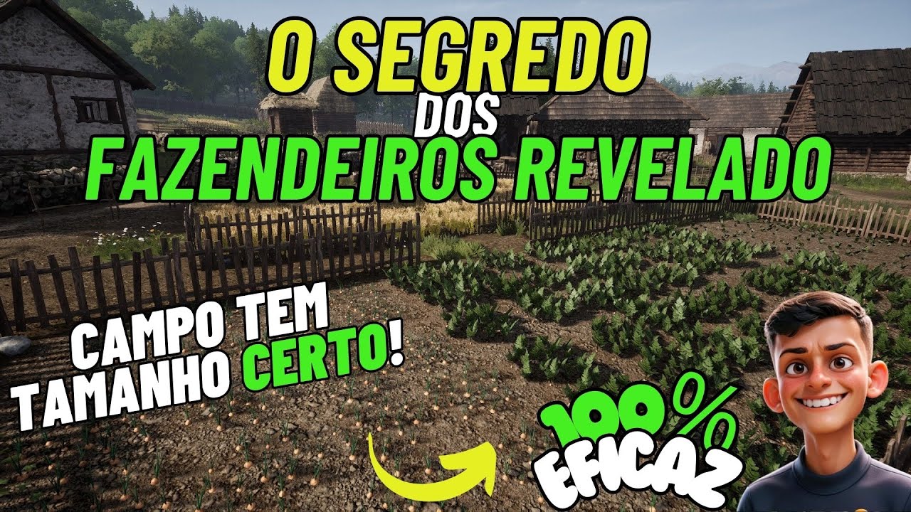 Medieval Dynasty: O SEGREDO dos Fazendeiros Revelado! Campo 100% Eficaz!