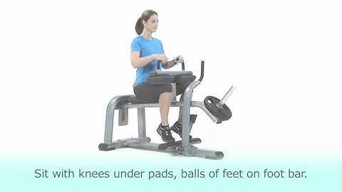 Discovery Line Plate Loaded Calf Raise by Precor