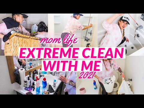 MOM LIFE CLEAN WITH ME 2021 | SUPER PRODUCTIVE EXTREME CLEANING MOTIVATION | ULTIMATE SPEED CLEANING