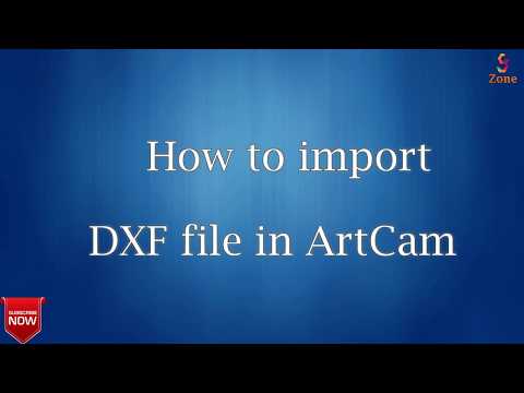 How to import DXf file in Artcam Hindi | #GSZone #CNC #WOOD #dxf #Import
