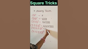 Square Tricks|| Square method #educational #shorts #viral #mathsshorts #square #learning #trending