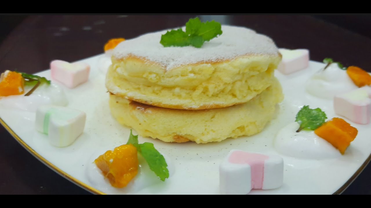Japanese style fluffy pancake recipe YouTube