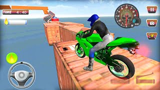 Real Bike Stunt Games 2021 - Mega Ramp New 3D Bike Simulator - Android Gameplay screenshot 3