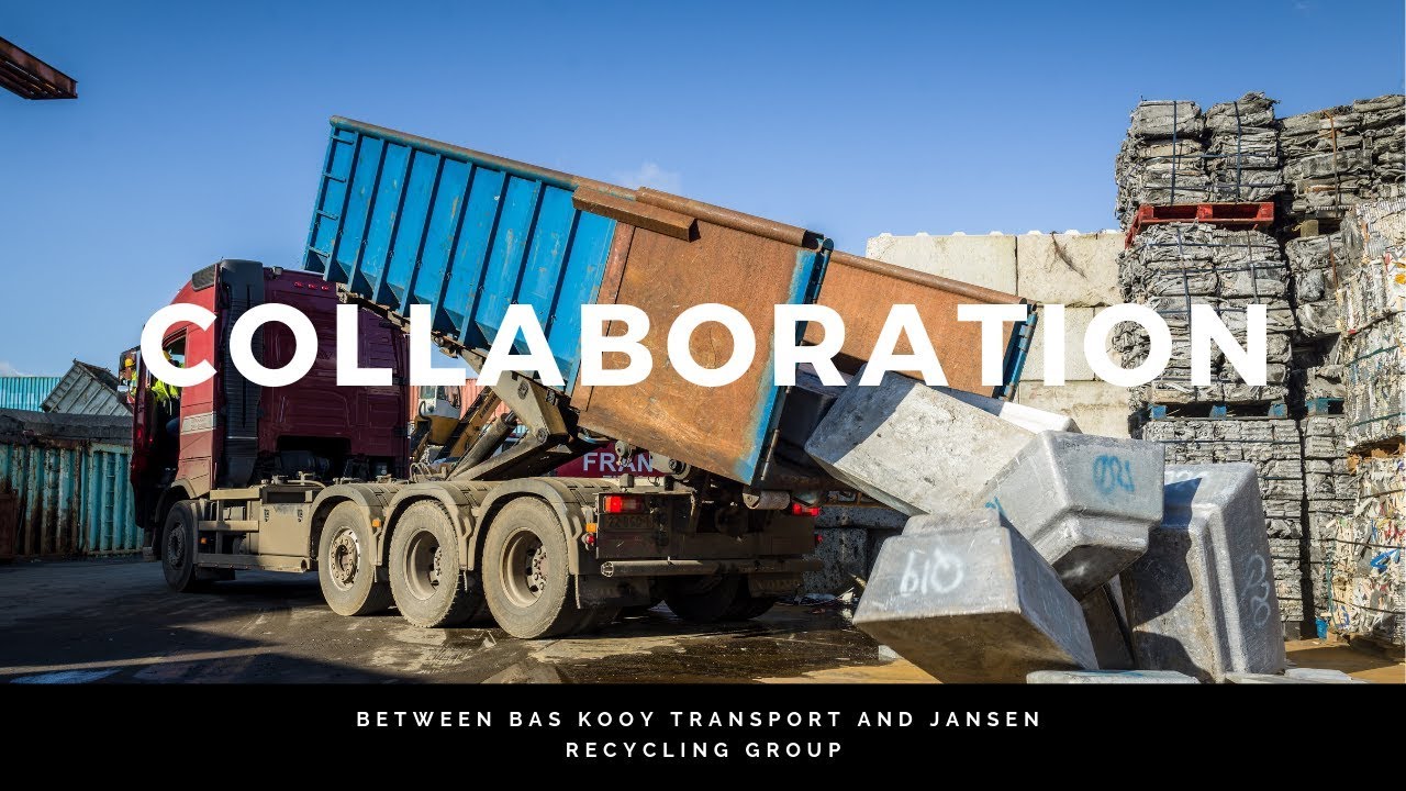 Samenwerking Jansen Recycling Group en Bas Kooy Transport