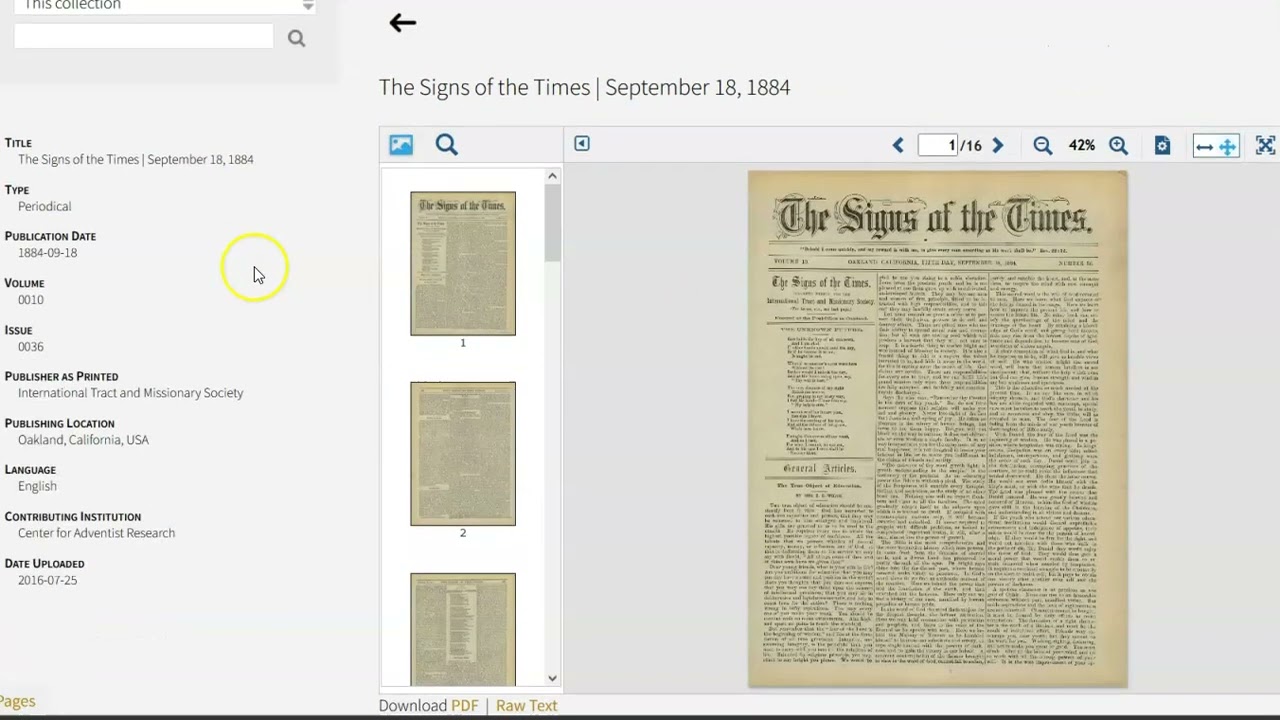 Broad Keyword Search on ADL