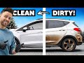Cleaning a dirty ford fiesta  winter wash