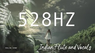 🌙 Shamanic Woman 528HZ 🎧 VOCALS & INDIAN FLUTE. Female Energy. Mysterious Ambient. Healing Sound.