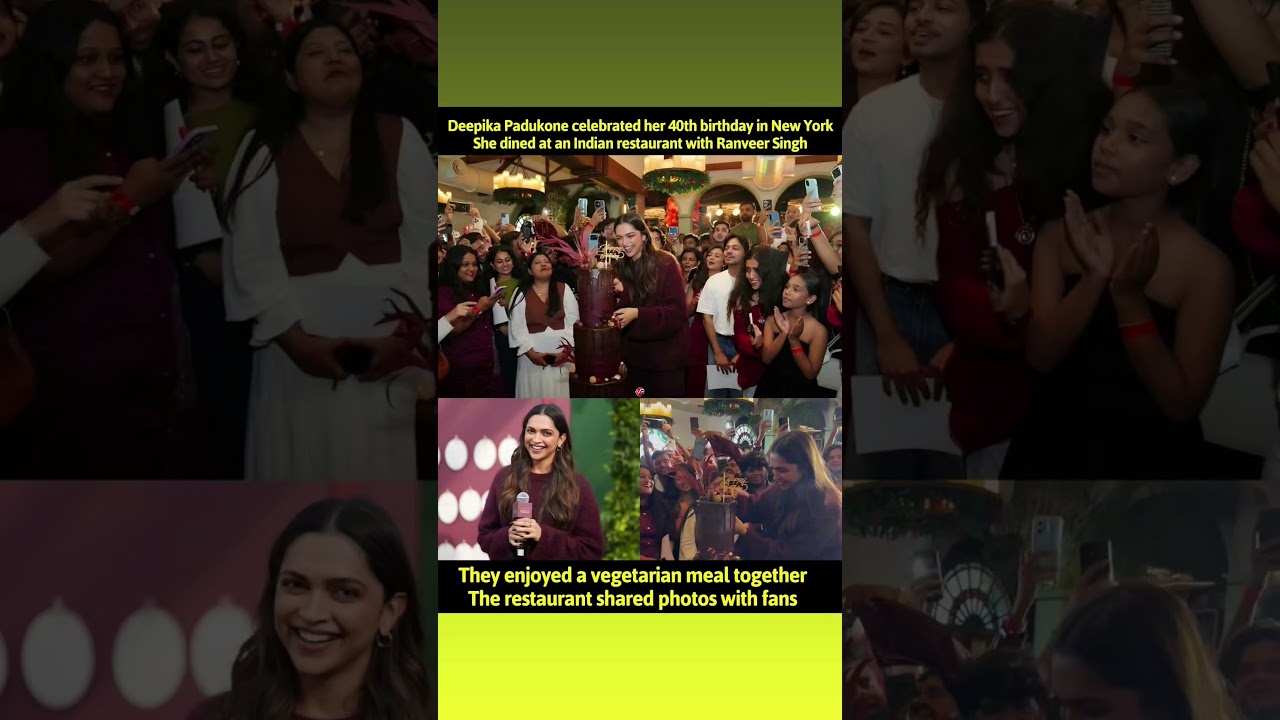 Bollywood star Deepika Padukone celebrated her 40th birthday in a simple and special way at an Indi