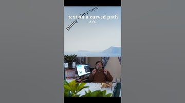SVG text along a curved path #shorts