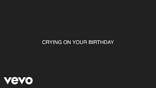 savana santos - CRYING ON UR BIRTHDAY (Lyric Video)