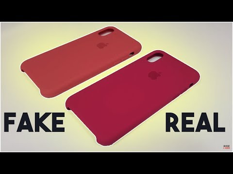 iPhone X Real VS Fake Silicone Case - How to tell