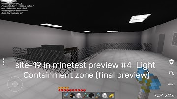 site-19 in minetest preview #4 light containment zone (FINALE PREVIEW)