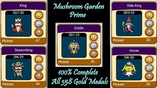 Mushroom Garden Prime - 100% Complete (All 358 Gold Medals) - Full Library and Museum Showcase