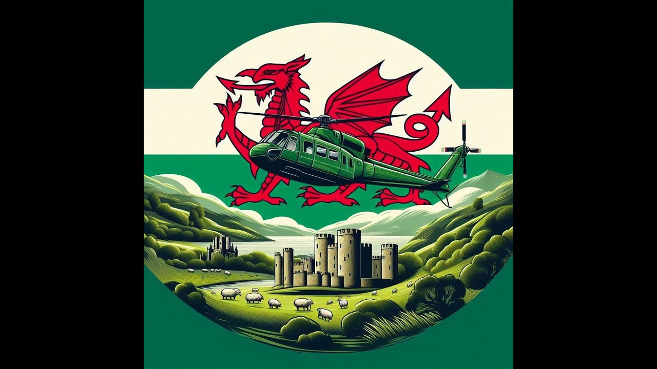 Narrated VR Tour from Caernarfon to HolyHead (MSFS VR)