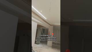 false ceiling service provide in Hyderabad 📍#falseceiling #hyderabad #interiordesign #construction