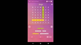 Word Search Pro Daily June 12 2019 | Word Search Dogs