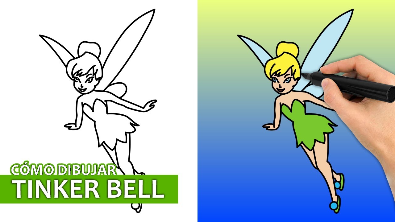 Cómo Dibujar Tinker Bell | Fácil Tutorial De Dibujo Paso A Paso - thptnganamst.edu.vn