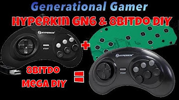 8bitdo - DIY Bluetooth Sega Genesis in Hyperkin GN6 USB Controller