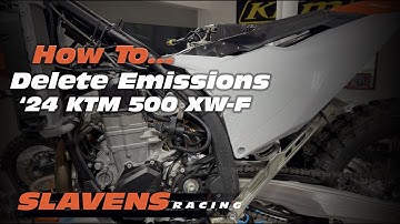 How-to Delete Emissions: `24 KTM 500 XW-F