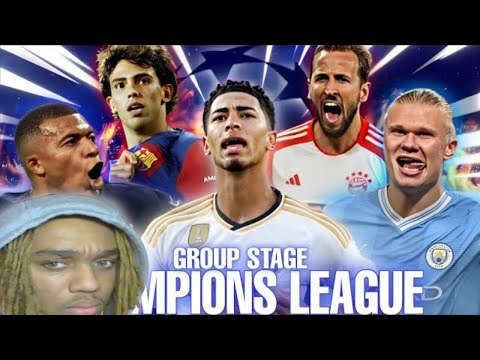 AMERICAN REACTS to Champions League Group Stage in a nutshell .EXE 😂