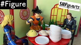 【S.H.Figuarts】孫悟空の腹八分目セット開封レビュー Son Goku's harahachibunme set unboxing and review