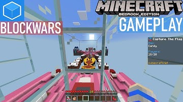 BLOCKWARS (CTF) GAMEPLAY - CUBECRAFT MINECRAFT BEDROCK