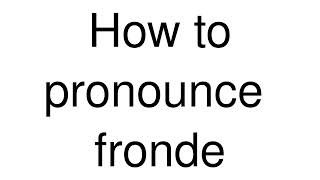 How to Pronounce 