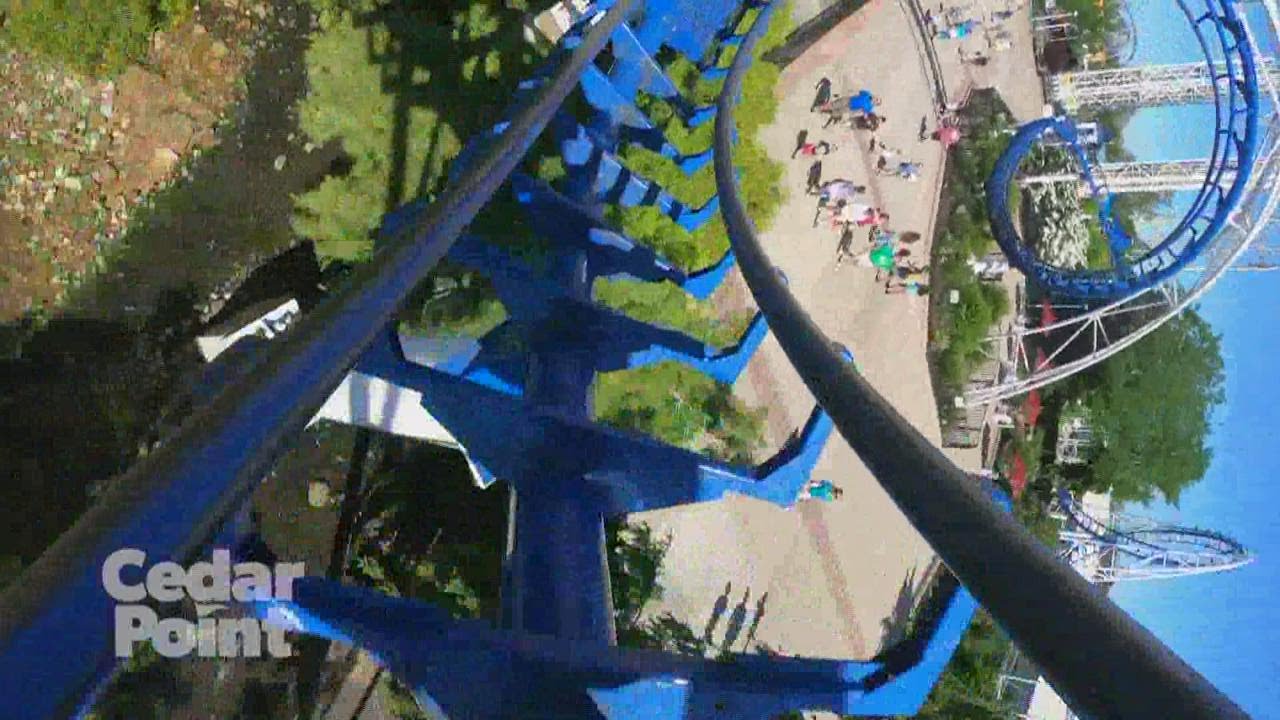 Corkscrew POV at Cedar Point What it's like in the front seat of the