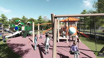 The Matrix One - Cảnh quan công viên Nam Tu Liem Park