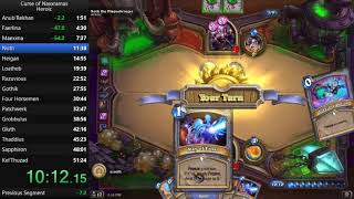 Hearthstone: Heroic Naxxramas Speedrun in 48:53 (beaten)