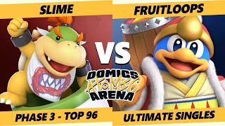 Domics Atomic Arena SSBU - GG  Slime (Bowser Jr ) Vs BC | Fruitloops (Dedede) Ultimate Top 24 Losers