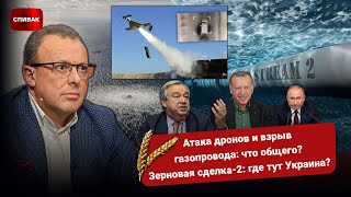 🔴 Атака дронов и взрыв газопровода: что общего? Зерновая сделка-2: где тут Украина?