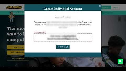 How to make a CodeCombat account for free!