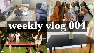 WEEKLY VLOG | MINI APARTMENT TOUR | HOSTESS WITH THE MOSTEST | BOTTOMLESS BRUNCHING