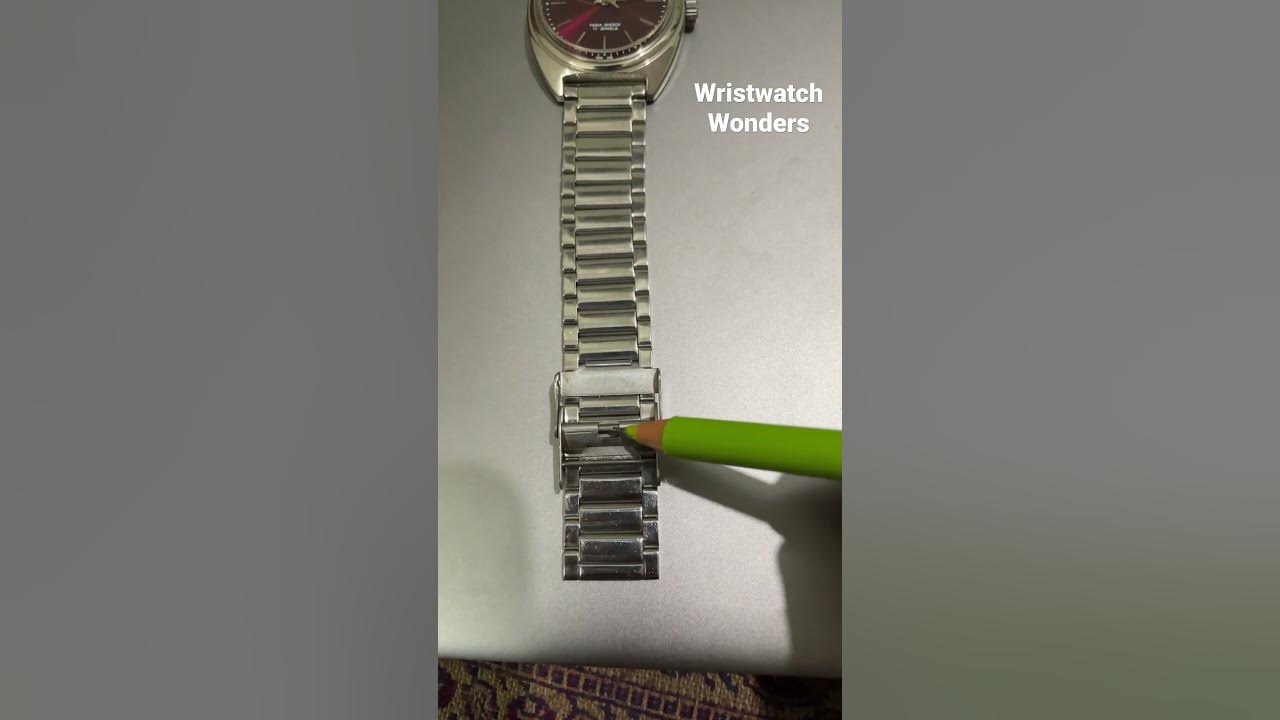 how-to-change-length-of-strap-of-wrist-watch-adjust-metal-wrist-watch