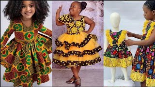 BEAUTIFUL KIDS ANKARA DRESSES. LATEST GIRLS BALL GOWN. KIDS STYLISH PARTY DRESSES.  BIRTHDAY OUTFIT screenshot 1