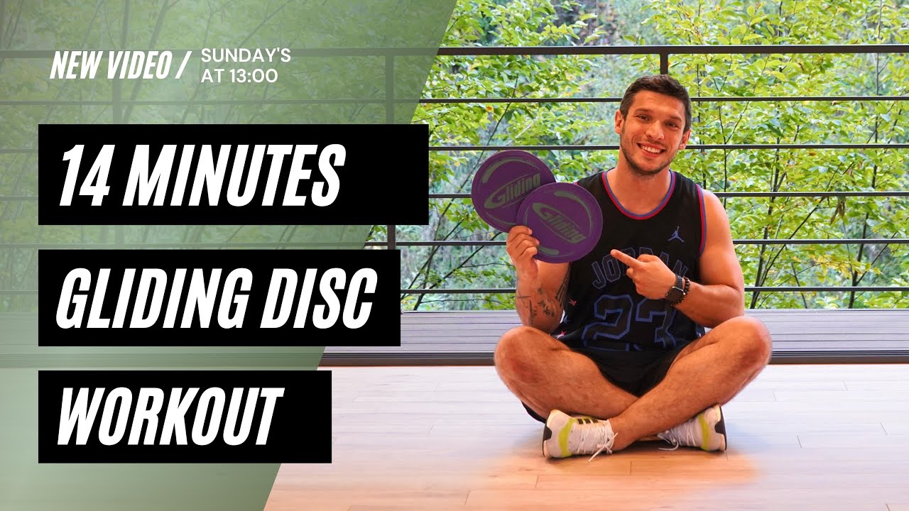 14 MINUTE FULL BODY GLIDING DISC WORKOUT I ERDEM TEMELLIOGLU YouTube