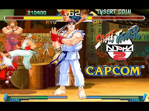 Street Fighter Alpha 2 Expert difficulty Ryu No Lose Playthrough