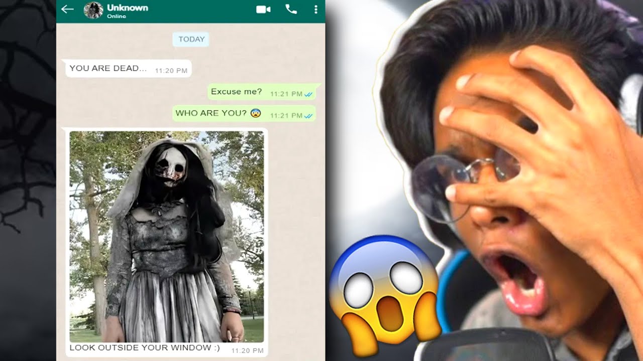 SCARIEST HORROR WHATSAPP CHATS😨