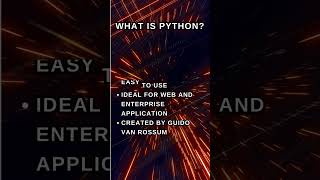 Python Shorts - 001 | Introduction to Python #shorts Profile