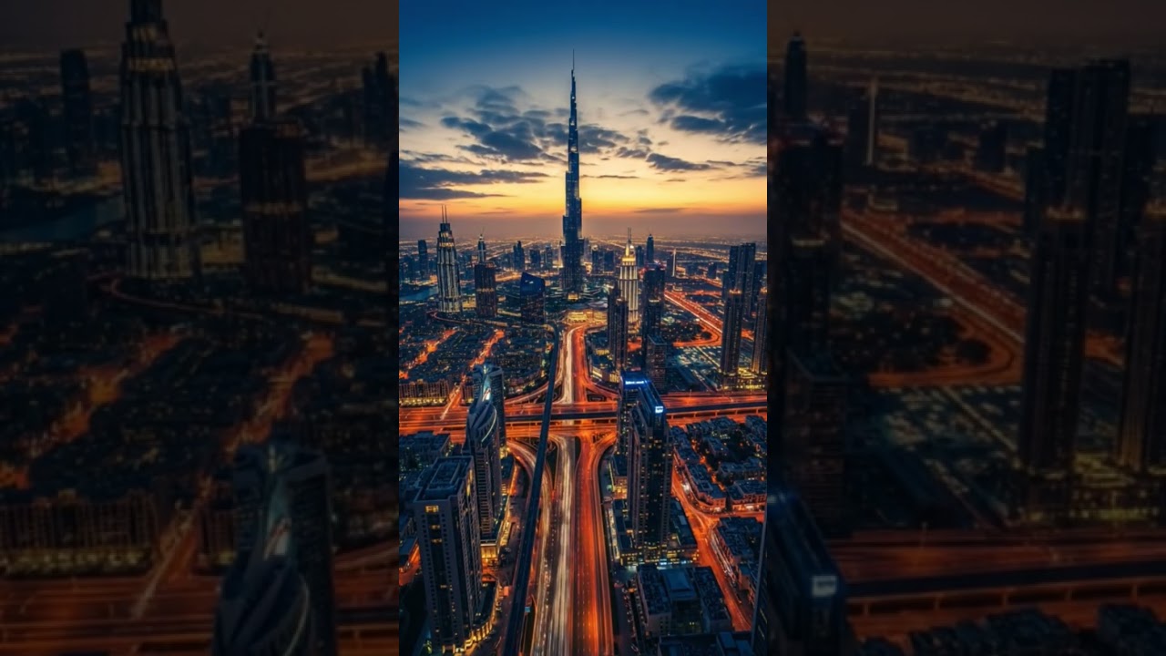 Living in the Future Dubai Skyline 