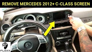 MERCEDES HOW TO: REMOVE 2012+ C-CLASS W204 DISPLAY SCREEN