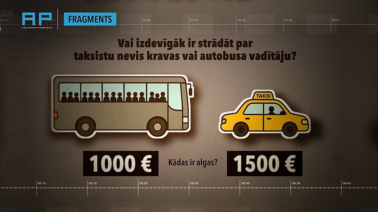#AizliegtaisPaņēmiens. Taksists vai autobusa šoferis - kurš saņem vairāk?