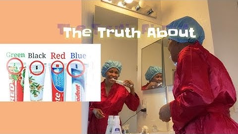 The Truth About Toothpaste Color Codes