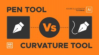 adobe illustrator • pen tool vs curvature tool