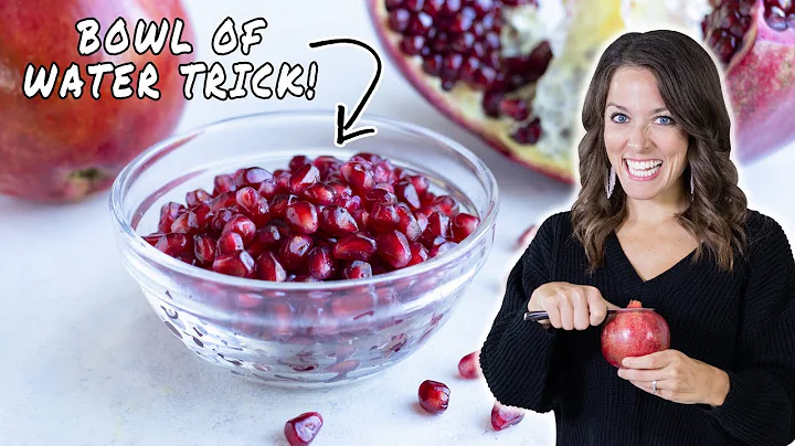 How to Cut & Seed a Pomegranate - Quick and Easy!