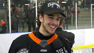 Golden Horseshoe Championship (Game 7) - Fort Erie Meteors vs Caledonia Corvairs screenshot 1