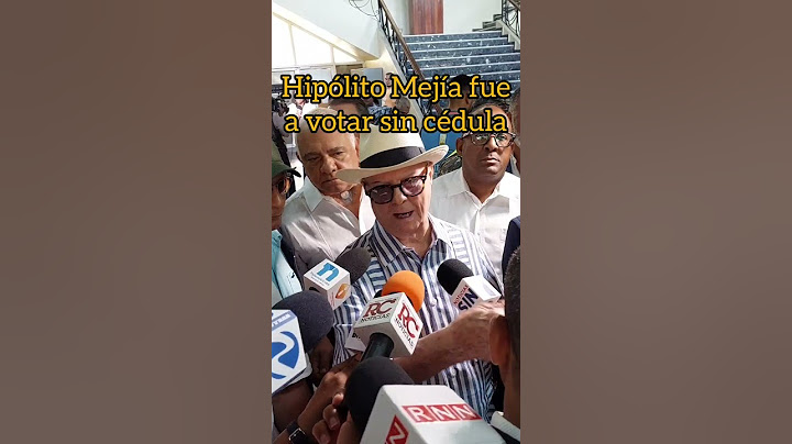Hipólito Mejía fue a votar sin cédula #Hipólito #hipolitomejia #cédula #voto #elecciones #viral